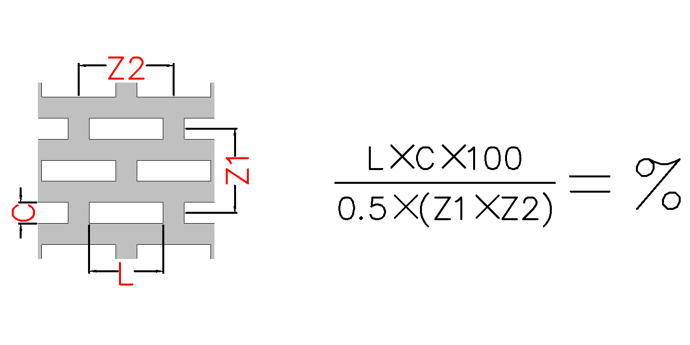 Z型長(zhǎng)方孔示意圖